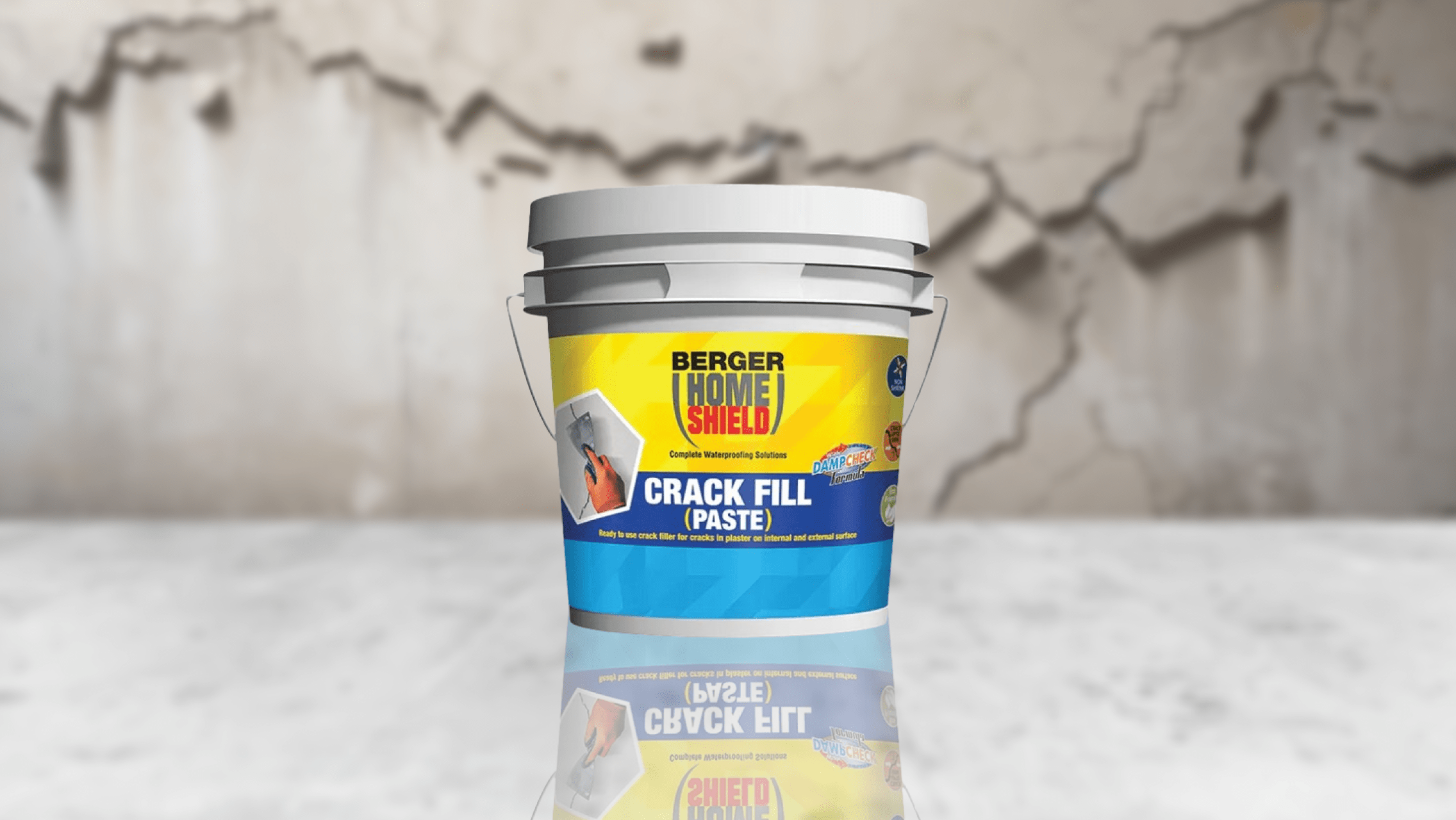 HomeShield Crack Fill Paste | Wall Crack Filler | Berger Paints
