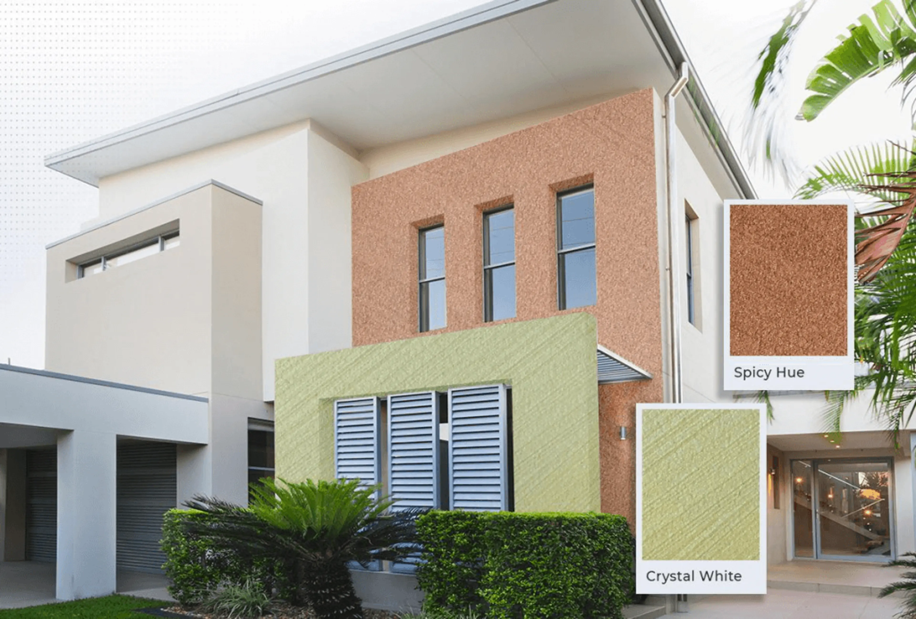 Textured Exterior Wall Finishes Exterior Wall Painted, Imitation Stone