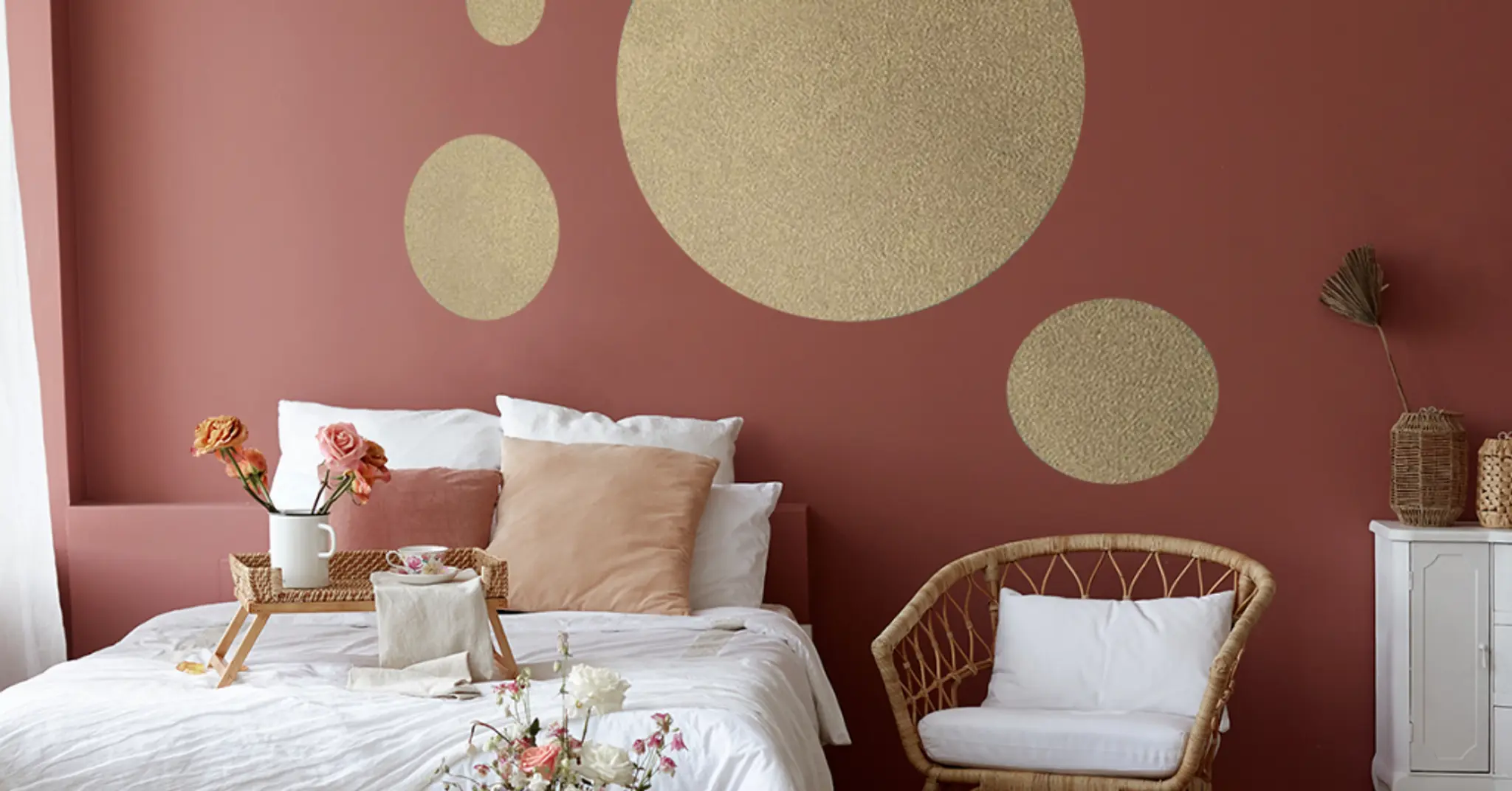 Geometric Ideas And Wall Texture Designs For Bedroom