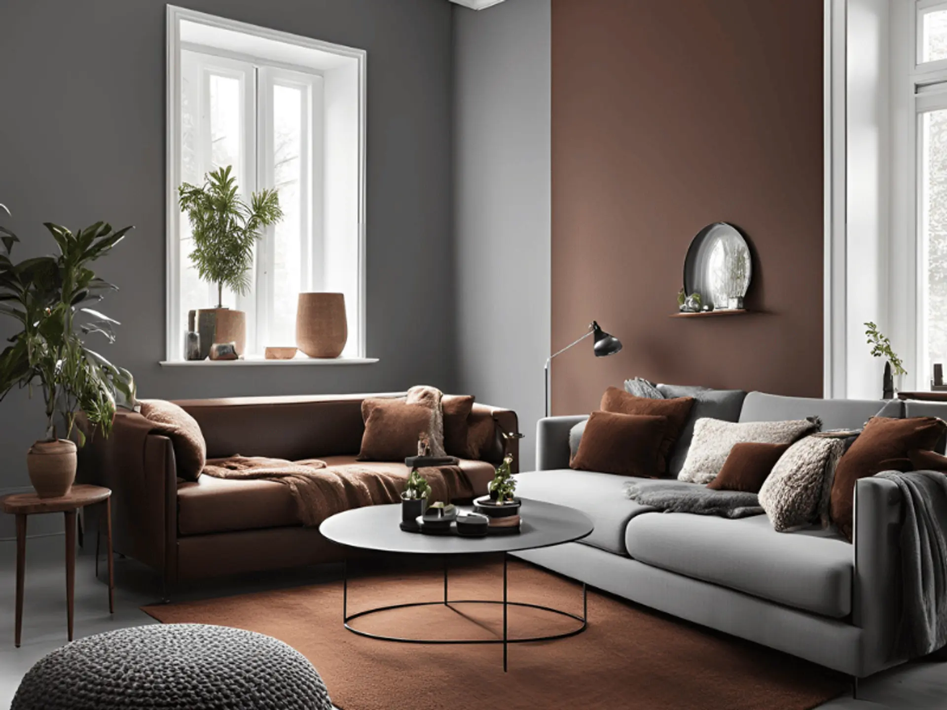 Brown Wall Paint Colour Shades & Combinations for Home