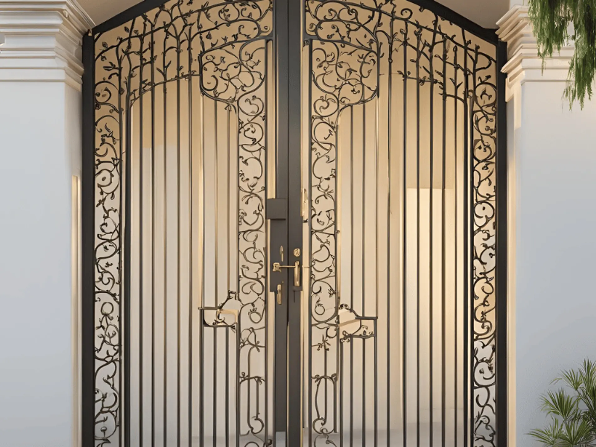 14 Stunning Iron Main Gate Colour Combinations for a Stylish Entrance