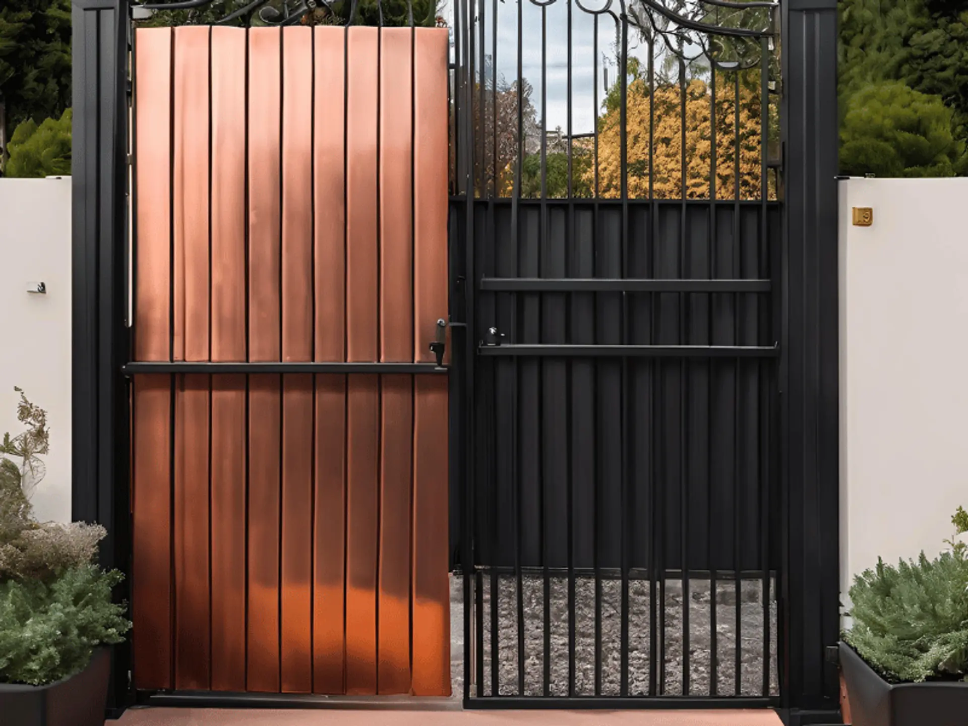 14 Stunning Iron Main Gate Colour Combinations for a Stylish Entrance